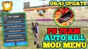 Free Fire MOD MENU Patoteam 4