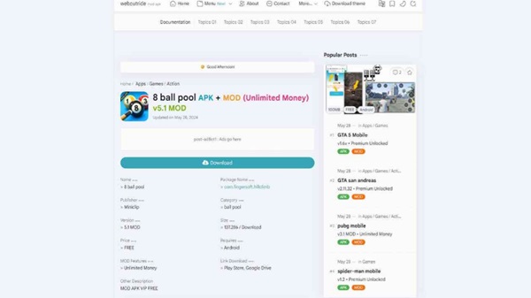 Weboutride screenshot 2
