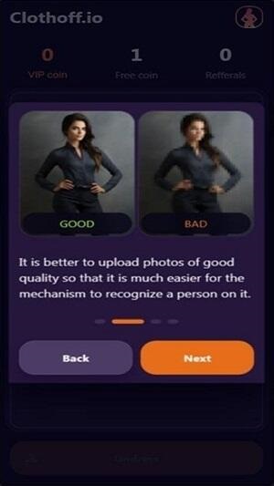 Clothoff.io screenshot 2