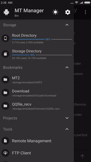 MT Manager screenshot 2