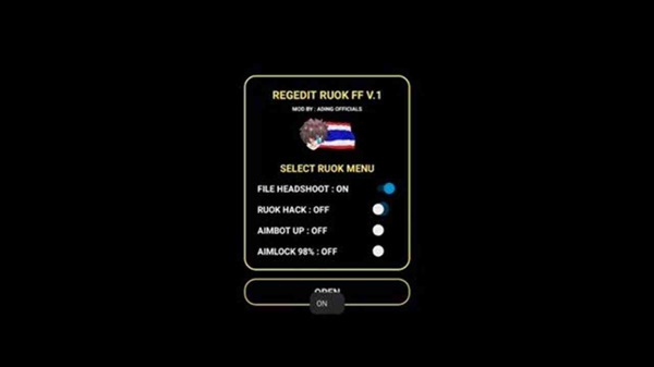 Regedit Ruok FF screenshot 4