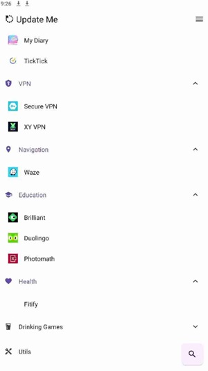 Update Me screenshot 2