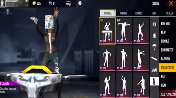 Config Emote FF screenshot 2