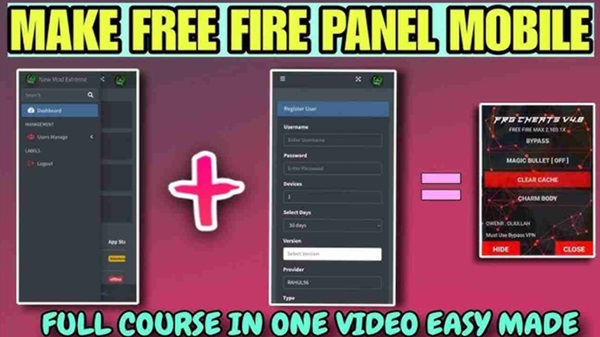 Xmodz Panel FF screenshot 1