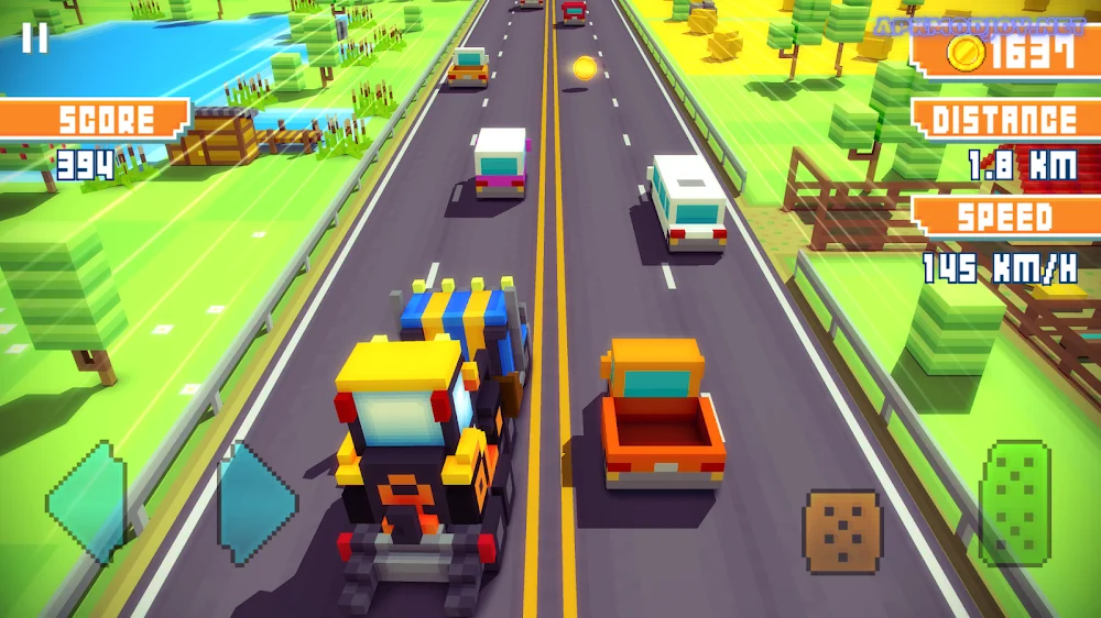 Blocky Highway screenshot 4