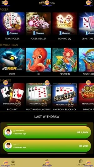 Megasloto screenshot 2