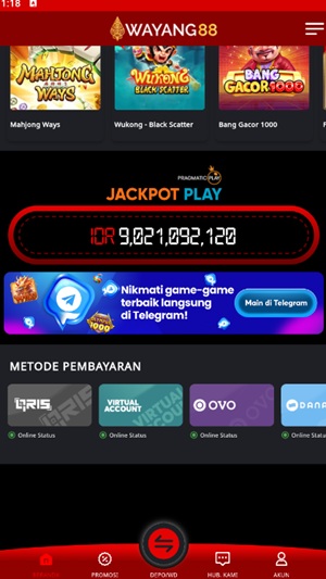 Wayang88 screenshot 2